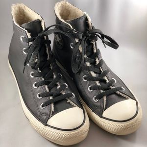 Official Converse Leather Fur High-Tops